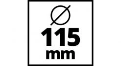 Meuleuse d'angle sans fil Einhell 4431110 - Meuleuse d'angle sans fil - TE-AG 18/115 Li - Machine seule - 4431110 -DeWALT Soldes 2022 1751da59b300882be4694c395e340c53