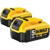 Batterie DeWalt DCB184-2 - Lot de batteries (2xDCB184) 18V Li-Ion - 5.0Ah - 2 pièces -DeWALT Soldes 2022 17e57467db37b2679b9b49623bb227b5