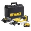 Meuleuse d'angle sans fil DeWalt DCG412M2 - Set meuleuse d'angle Li-Ion 18V (2x batterie 4.0Ah) dans mallette - 125mm - DCG412M2-QW