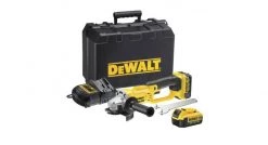 Meuleuse d'angle sans fil DeWalt DCG412M2 - Set meuleuse d'angle Li-Ion 18V (2x batterie 4.0Ah) dans mallette - 125mm - DCG412M2-QW