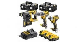 Pack outils sans fil DeWALT DCK368P3T - Kit outils à batterie Li-Ion 18V (3x 5.0Ah) in TSTAK