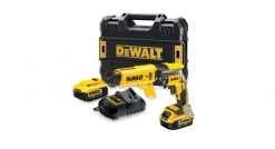 Visseuse automatique sans fil DeWalt DCF620P2K - Set d'outils à batteries 18V - Visseuse plaques de plâtre (2x batterie 5.0Ah) dans TSTAK - Moteur sans charbon - DCF620P2K-QW