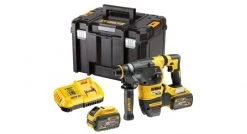 Perforateur burineur sans fil DeWalt DCH333X2 Marteau SDS-plus à batteries 18V/54V XR Flexvolt Li-Ion (2x batterie 9.0Ah) dans TSTAK - 3,5J - moteur sans charbon - DCH333X2-QW