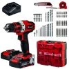 Perceuse visseuse sans fil Einhell TE-CD 18/40 Li kit - Set perceuse visseuse Li-Ion 18V (2x batterie 2,0Ah) + set d'accessoires (69pcs) -DeWALT Soldes 2022 5c83bcd66f4fc2c86b1e4b61b547da0c
