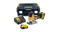 Scie sauteuse sans fil DeWALT DCS335P2 - Scie sauteuse sans fil Li-Ion 18V XR (2x 5.0Ah) dans TSTAK - Poignée T - variable - sans balais - DCS335P2-QW