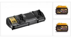 Kit de démarrage sans fil DeWalt DCB132X2 Set de démarrage 18V / 54V FlexVolt Li-Ion (2x batterie 9.0Ah) + chargeur double - DCB132X2-QW