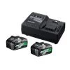Kit de démarrage sans fil HiKOKI UC18YSL3WFZ BoosterPack Multi-Volt - Batteries 36V (2 x 8Ah) - incl chargeur UC18YSL3
