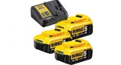 Kit de démarrage sans fil DeWalt DB115P3 Set de démarrage 18V Li-Ion (3x batterie 5.0Ah) + chargeur - DCB115P3-QW