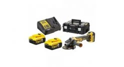 Meuleuse d'angle sans fil DeWalt DCG405P3 Set meuleuse 18V Li-Ion (3x batterie 5.0Ah) en TSTAK - 125mm - Moteur brushless