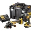 Pack outils sans fil DeWalt DCK2080P2T - Set Li-Ion 18V - Perceuse visseuse à percussion (DCD796) & Meuleuse d'angle (2x batterie 5.0Ah) dans TSTAK - moteur brushless -DeWALT Soldes 2022 a0bd6637ac9d4debd480f0e78d178440