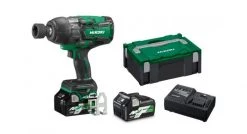 Clé à choc sans fil HiKOKWR36DBWRZ - Set clé à choc Li-Ion 36 V (2x batterie 2,5Ah) dans systainer HSC - 1.130 Nm - 1/2" - moteur brushless