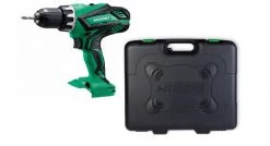 Perceuse visseuse sans fil HiKOKI DS18DJL-EX - Perceuse visseuse sans fil Li-Ion 18V (machine seule) dans coffret - 53 Nm