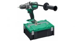 Perceuse visseuse sans fil HiKOKI DV18DBL2W2Z - Perceuse visseuse à percussion sans fil Li-Ion 18V (machine seule) - moteur brushless - 136 Nm