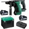 Marteau perforateur sans fil HiKOKI DH18DBLWPZ Batterie Li-Ion 18V Set de marteaux rotatifs SDS-Plus (2x 5,0Ah) en HSC - 2.2J - sans balais -DeWALT Soldes 2022 ab9ac66cc556654f663d4cfe10e2faf1