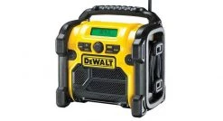 DeWALT Soldes 2022 17 Radio de chantier sans fil DeWalt DCR020 - Radio de chantier DAB+ Li-Ion 10,8-18V - marche sur batteries & secteur - DCR020-QW