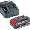 Kit de démarrage sans fil Einhell - Kit chargeur Power-X-Change 18V Li-Ion + Batterie (1x 2.5Ah) - 4512097