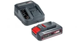 Kit de démarrage sans fil Einhell - Kit chargeur Power-X-Change 18V Li-Ion + Batterie (1x 2.5Ah) - 4512097