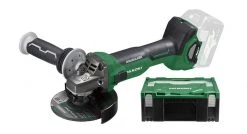 Meuleuse d'angle sans fil HiKOKI G3613DAW2Z - Meuleuse d'angle sans fil dans HSC - 36V - 125 mm - brushless - Machine seule