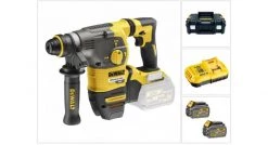 Perforateur burineur sans fil DeWalt DCH323T2 Marteau SDS-plus à batteries 18V / 54V Li-Ion XR FlexVolt (2x batterie 6.0Ah) dans coffret - 2,8J - moteur sans charbon - DCH323T2-QW