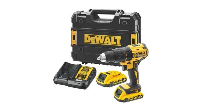 Perceuse à percussion sans fil Ensemble perceuse / tournevis à percussion à batterie Li-Ion 18V DeWalt DCD778D2T en Tstak (2x batterie de 2,0 Ah) - 65 Nm 3 Perceuse à percussion sans fil Ensemble perceuse / tournevis à percussion à batterie Li-Ion 18V DeWalt DCD778D2T en Tstak (2x batterie de 2,0 Ah) - 65 Nm