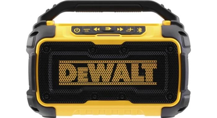 Radio de chantier sans fil DeWALT DCR011 - Enceinte Li-Ion 10,8V-18V-54V XR - Bluetooth - DCR011-XJ 4 Radio de chantier sans fil DeWALT DCR011 - Enceinte Li-Ion 10,8V-18V-54V XR - Bluetooth - DCR011-XJ – Image 2