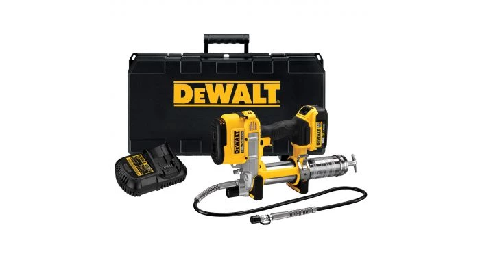 Pompe à graisse sans fil DeWalt DCGG571M1 - Set pompe à graisse Li-Ion 18V (1x batterie 4,0Ah) dans coffret - DCGG571M1-QW 3 Pompe à graisse sans fil DeWalt DCGG571M1 - Set pompe à graisse Li-Ion 18V (1x batterie 4,0Ah) dans coffret - DCGG571M1-QW