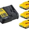 Kit de démarrage sans fil DeWalt DCB115D3 Set de démarrage 18V Li-Ion (3x batterie 2.0Ah) + chargeur - DCB115D3-QW -DeWALT Soldes 2022 e7df9d16d33350ed119690a662bc958f