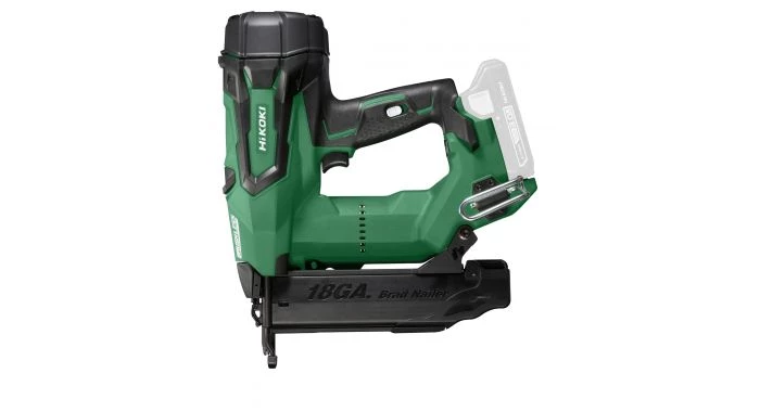 Cloueuse sans fil HiKOKI NT1850DBSLWXZ Batterie Li-Ion 18 V mini-fixateur (2x 3.0Ah) en HSC - 15 - 50mm - sans balais 4 Cloueuse sans fil HiKOKI NT1850DBSLWXZ Batterie Li-Ion 18 V mini-fixateur (2x 3.0Ah) en HSC - 15 - 50mm - sans balais – Image 2