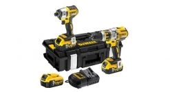 Pack outils sans fil DeWalt DCK266P3 Perceuse visseuse à percussion (DCD796) & Visseuse à chocs (DCF887) à batteries 18V Li-Ion combiset (3x batterie 5,0Ah) dans coffret - DCK266P3-QW